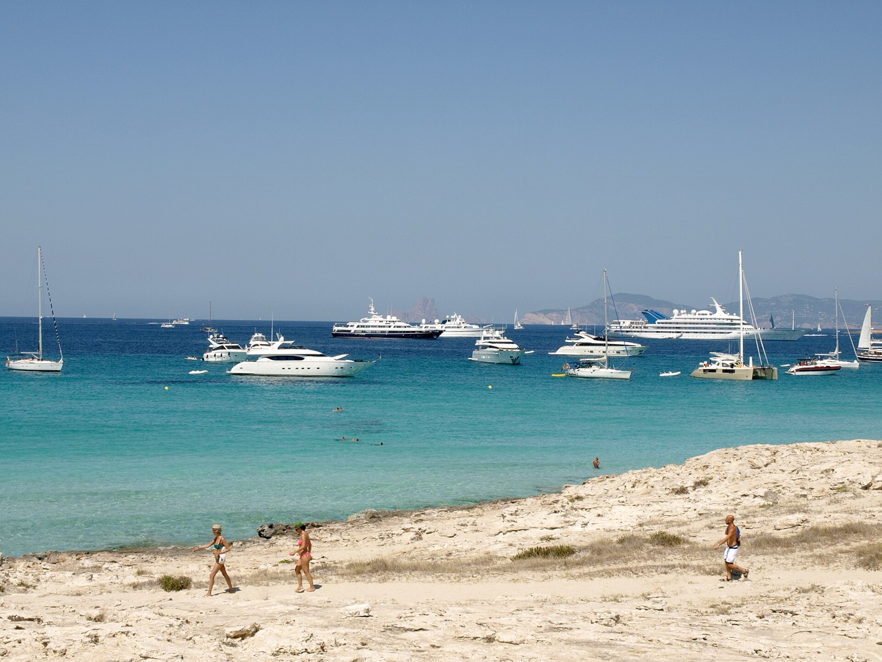 Agua turquesa de Ses Illetes, Formentera